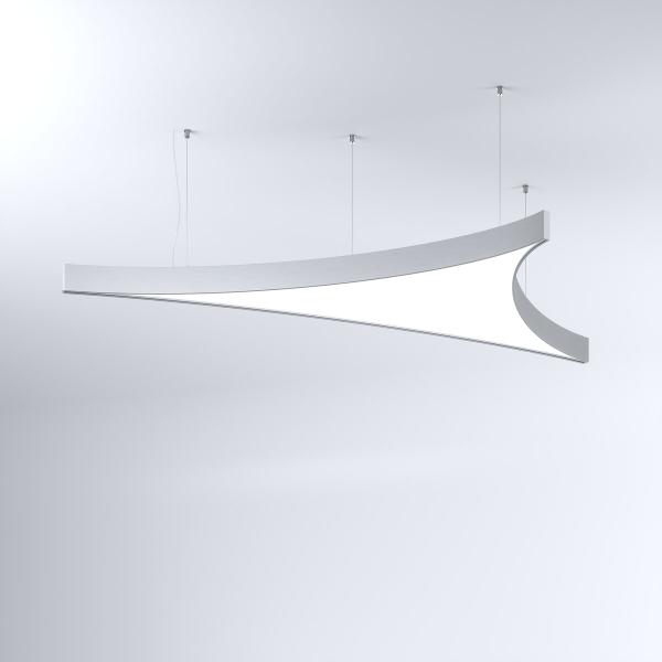 Aluminium-Design trifft flexible Beleuchtung SAIL-AL fürs Wohnzimmer